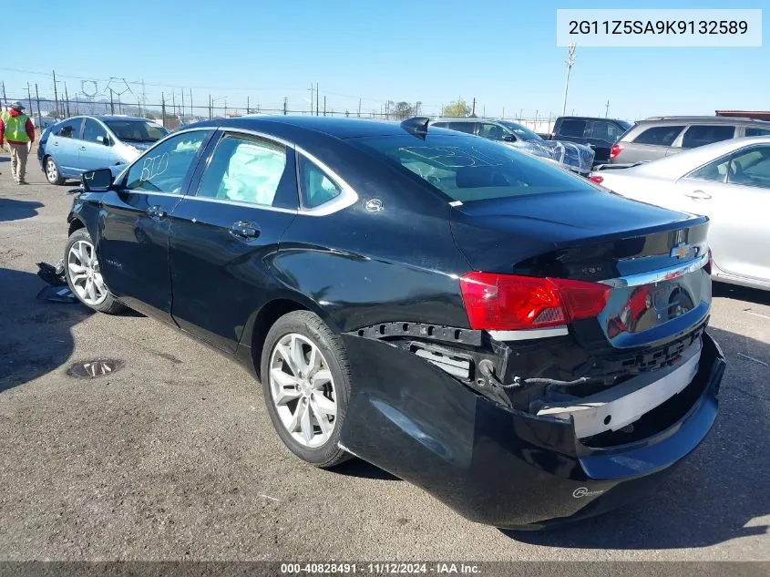 2G11Z5SA9K9132589 2019 Chevrolet Impala Lt