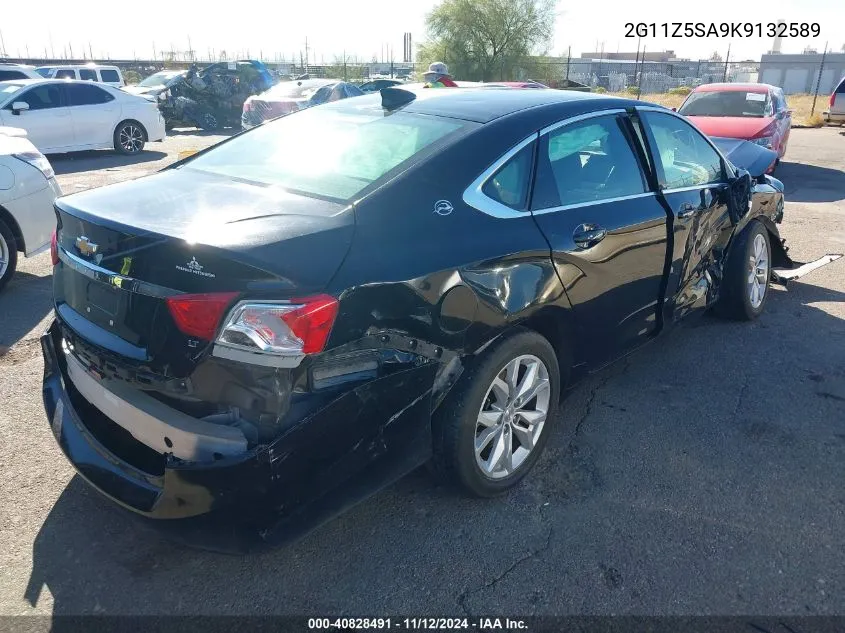 2G11Z5SA9K9132589 2019 Chevrolet Impala Lt