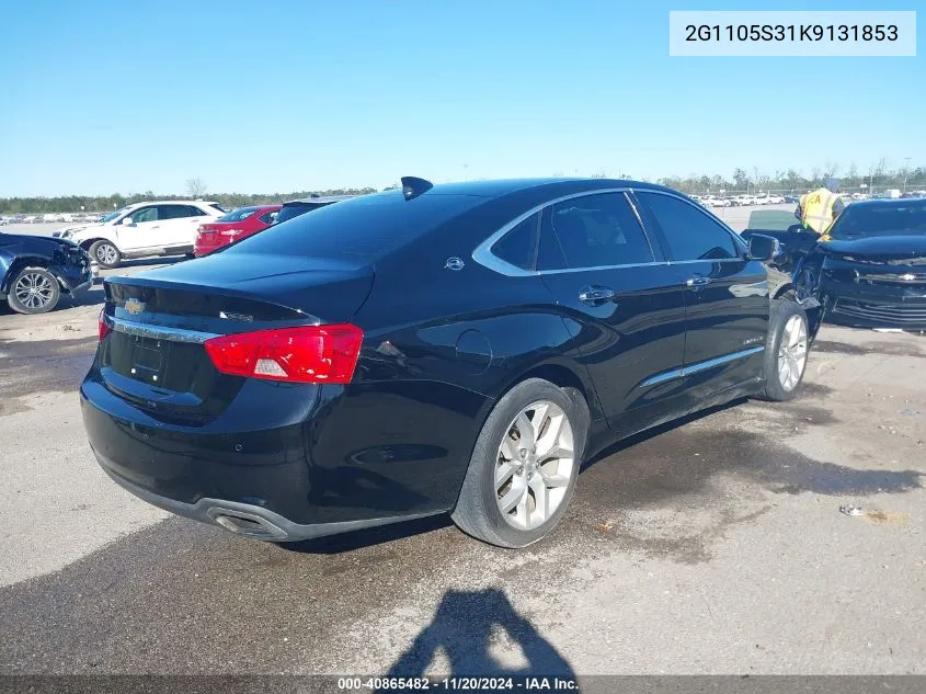 2019 Chevrolet Impala Premier VIN: 2G1105S31K9131853 Lot: 40865482