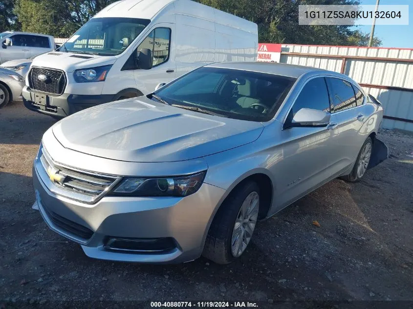 2019 Chevrolet Impala Lt VIN: 1G11Z5SA8KU132604 Lot: 40880774