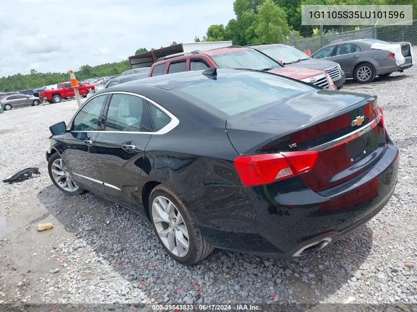 1G1105S35LU101596 2020 Chevrolet Impala Fwd Premier