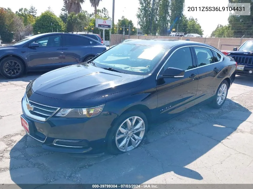 2020 Chevrolet Impala Fwd Lt VIN: 2G11Z5S36L9104431 Lot: 39799304