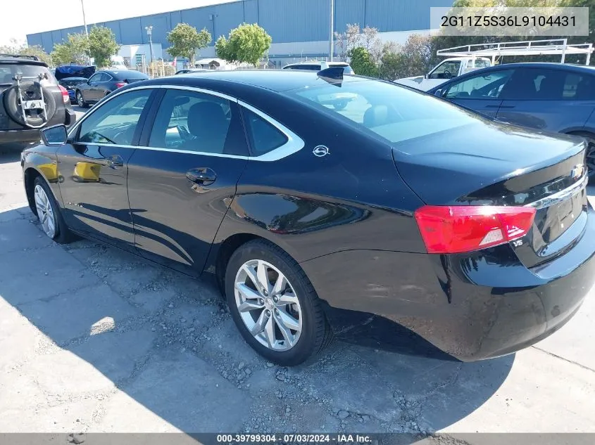 2020 Chevrolet Impala Fwd Lt VIN: 2G11Z5S36L9104431 Lot: 39799304