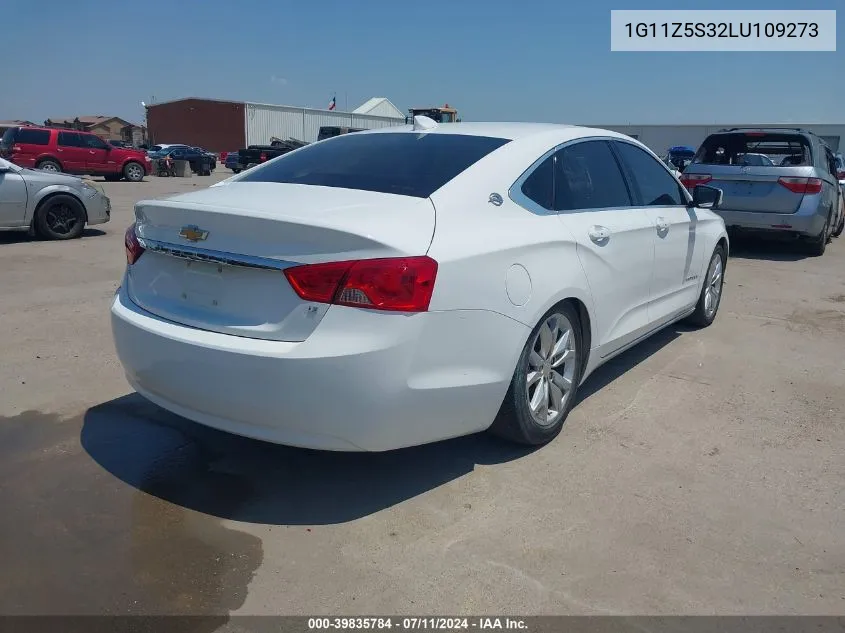 2020 Chevrolet Impala Fwd Lt VIN: 1G11Z5S32LU109273 Lot: 39835784