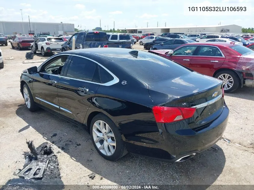 1G1105S32LU106593 2020 Chevrolet Impala Fwd Premier