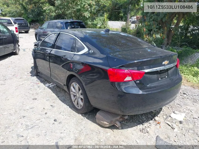 1G11Z5S33LU108486 2020 Chevrolet Impala Fwd Lt