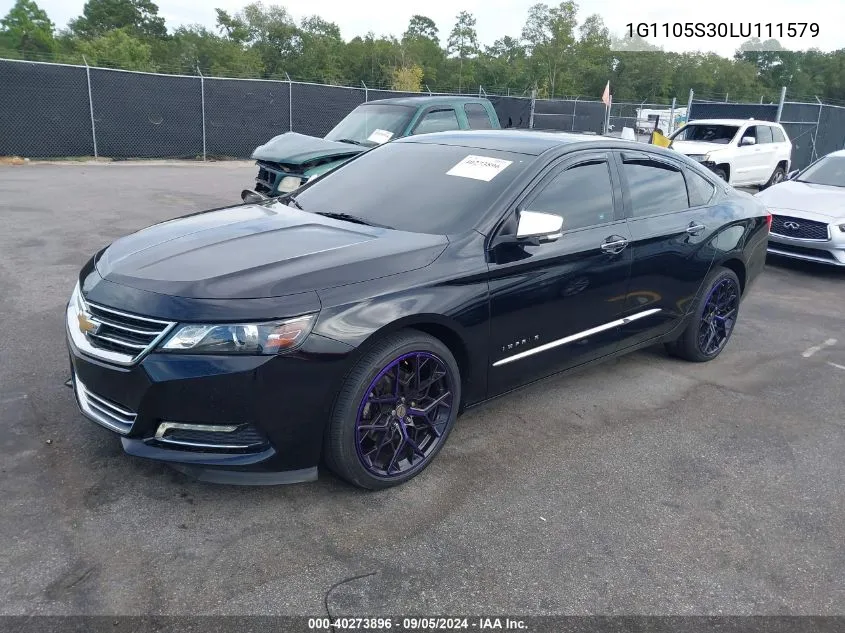 2020 Chevrolet Impala Fwd Premier VIN: 1G1105S30LU111579 Lot: 40273896