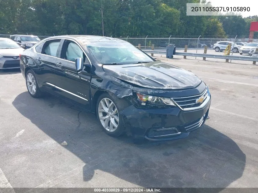 2020 Chevrolet Impala Premier VIN: 2G1105S37L9105890 Lot: 40330029