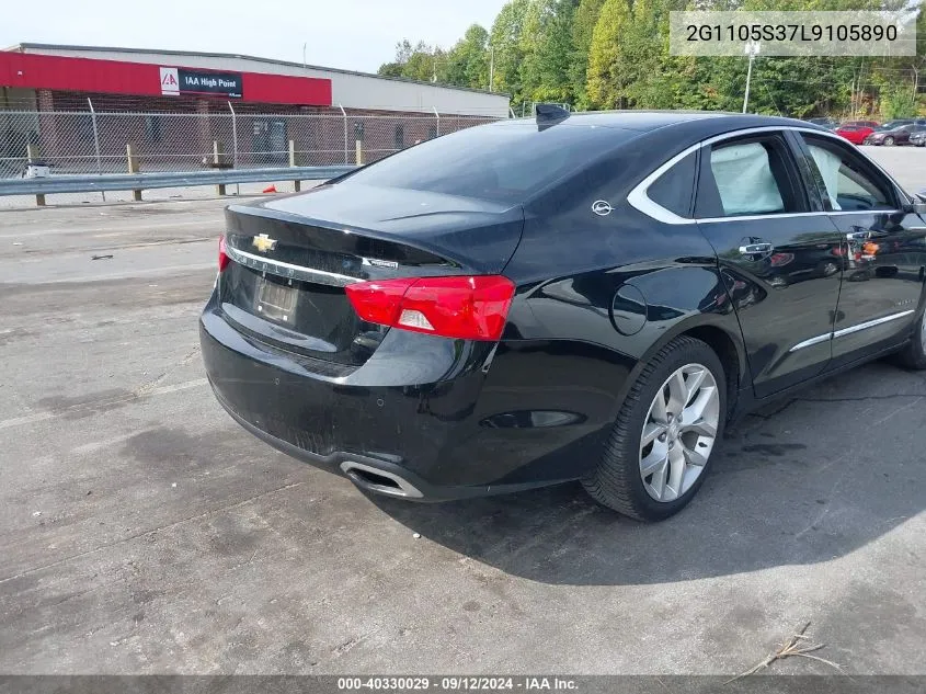 2020 Chevrolet Impala Premier VIN: 2G1105S37L9105890 Lot: 40330029