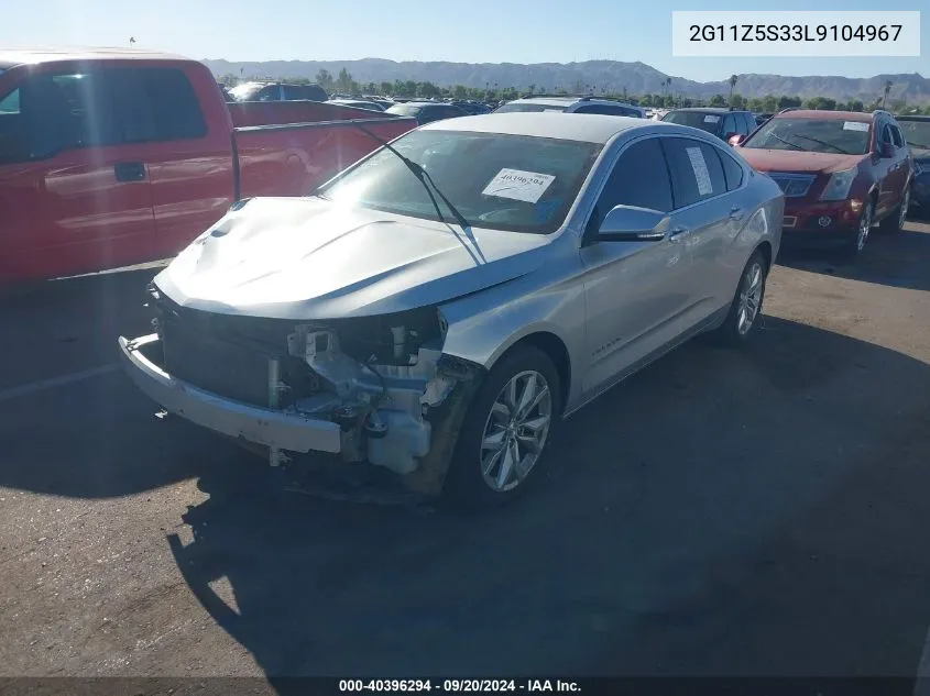 2G11Z5S33L9104967 2020 Chevrolet Impala Fwd Lt