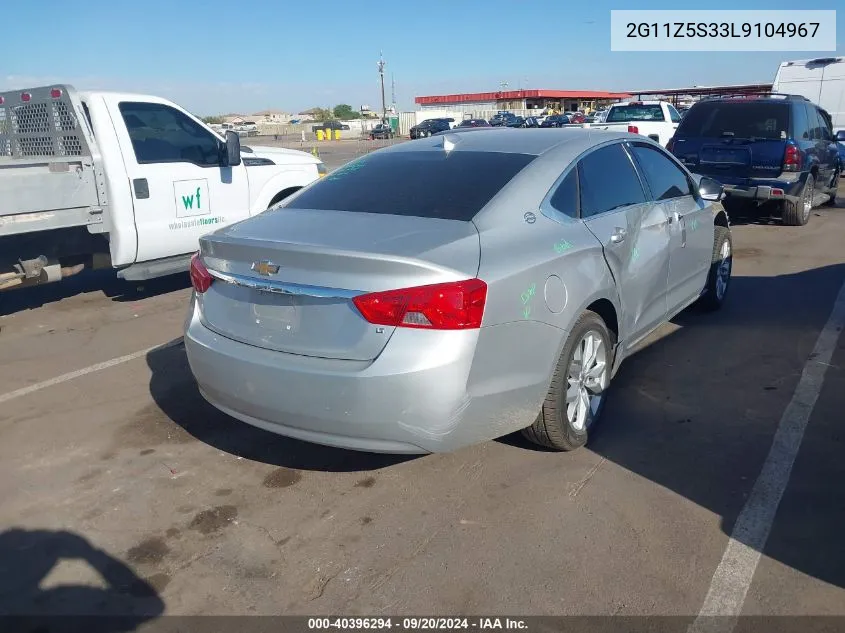 2020 Chevrolet Impala Fwd Lt VIN: 2G11Z5S33L9104967 Lot: 40396294