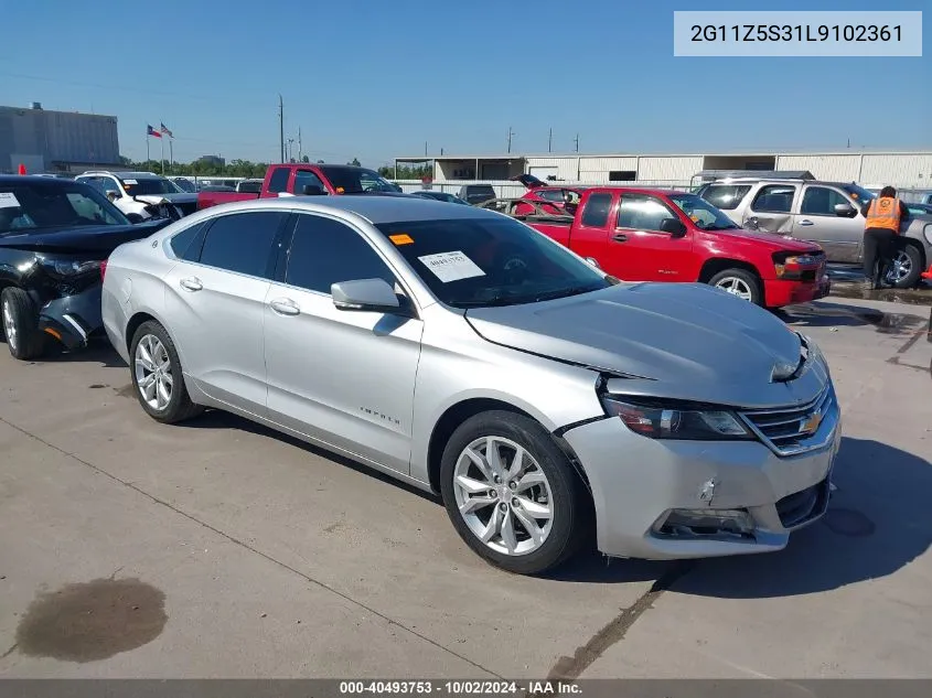 2020 Chevrolet Impala Fwd Lt VIN: 2G11Z5S31L9102361 Lot: 40493753