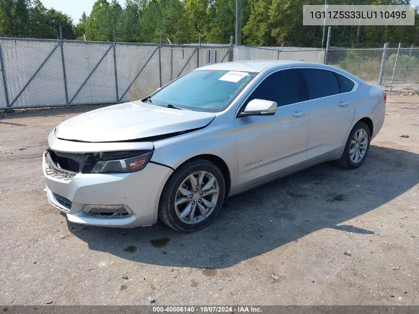 2020 Chevrolet Impala Fwd Lt VIN: 1G11Z5S33LU110495 Lot: 40506140