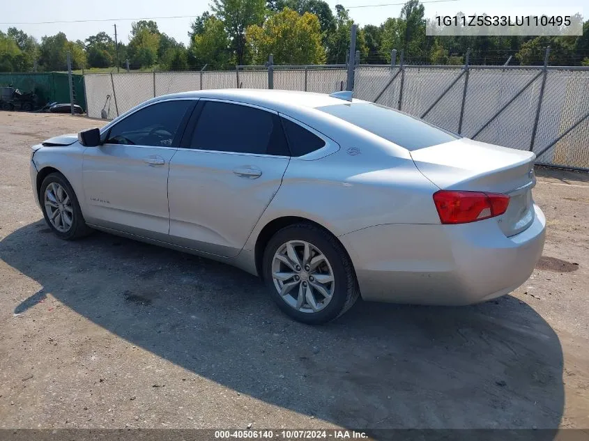 2020 Chevrolet Impala Fwd Lt VIN: 1G11Z5S33LU110495 Lot: 40506140