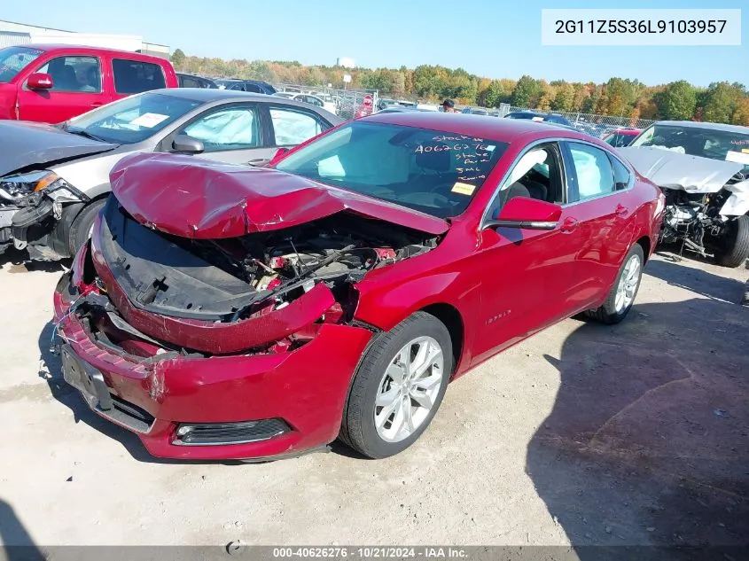 2020 Chevrolet Impala Fwd Lt VIN: 2G11Z5S36L9103957 Lot: 40626276