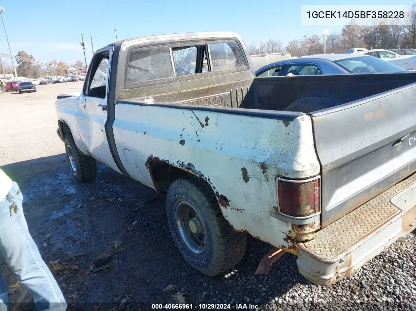 1981 Chevrolet K10 VIN: 1GCEK14D5BF358228 Lot: 40666961