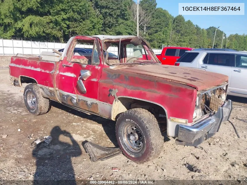 1984 Chevrolet K10 VIN: 1GCEK14H8EF367464 Lot: 39964462