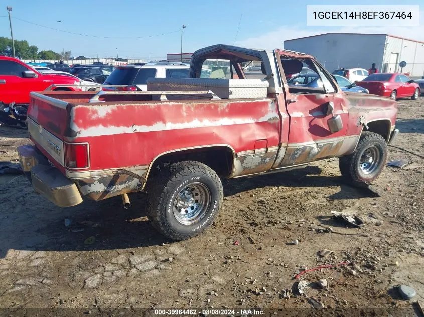 1984 Chevrolet K10 VIN: 1GCEK14H8EF367464 Lot: 39964462