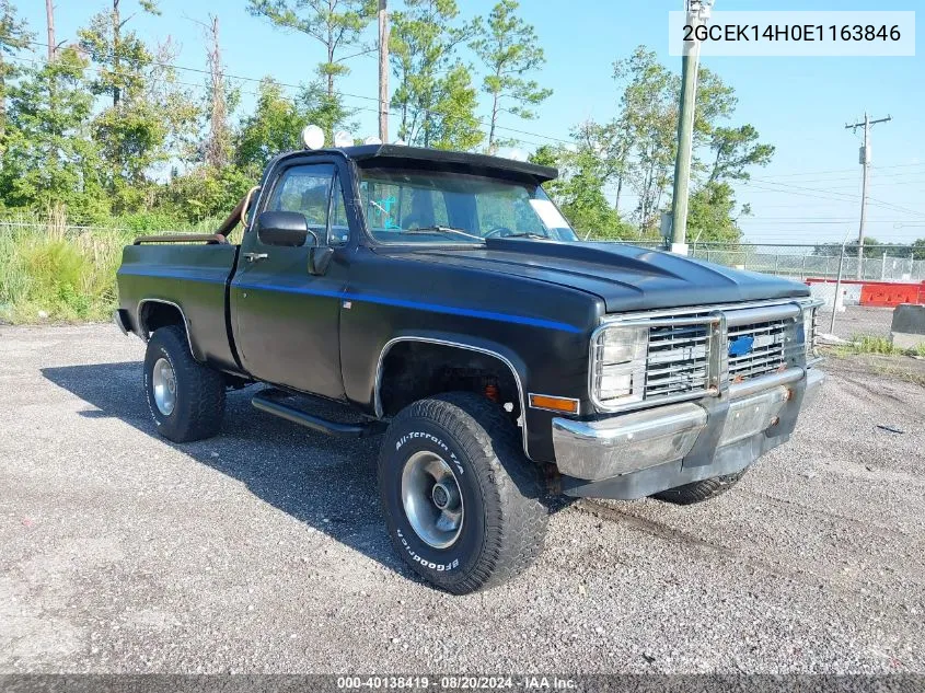 2GCEK14H0E1163846 1984 Chevrolet K10