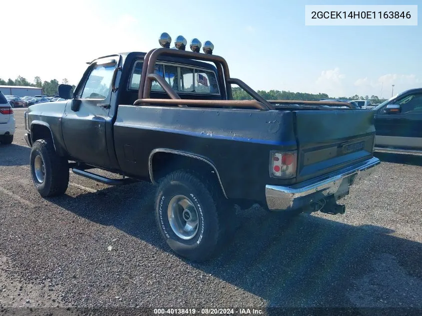 2GCEK14H0E1163846 1984 Chevrolet K10