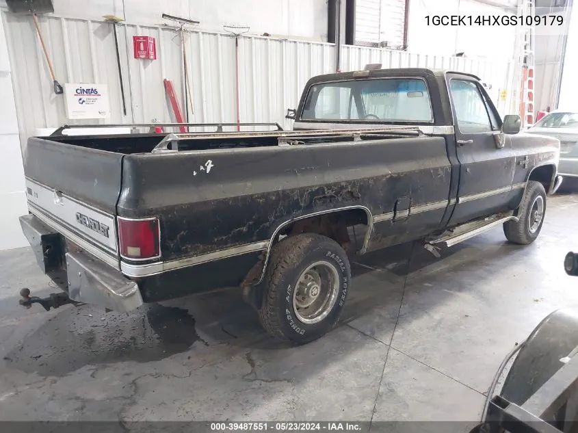 1GCEK14HXGS109179 1986 Chevrolet K10