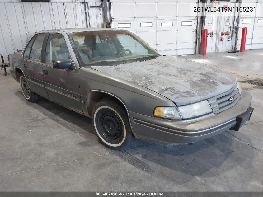 1992 Chevrolet Lumina VIN: 2G1WL54T9N1165231 Lot: 40742064