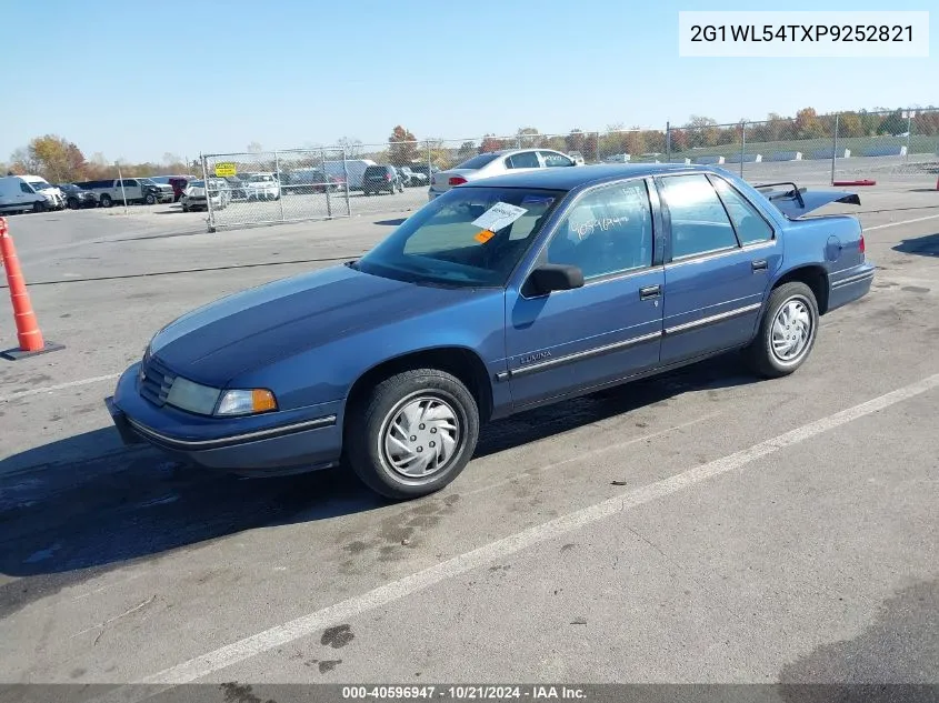 1993 Chevrolet Lumina VIN: 2G1WL54TXP9252821 Lot: 40596947