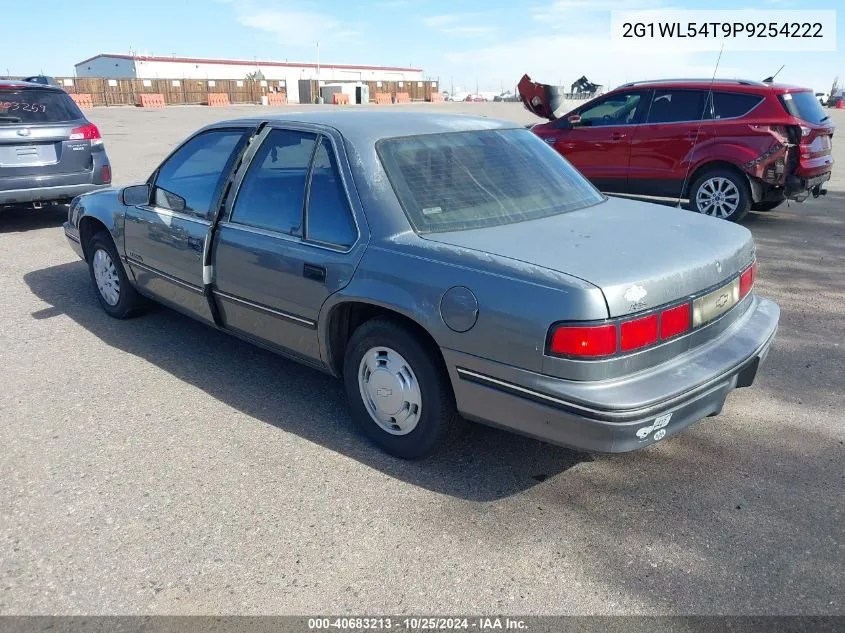 1993 Chevrolet Lumina VIN: 2G1WL54T9P9254222 Lot: 40683213