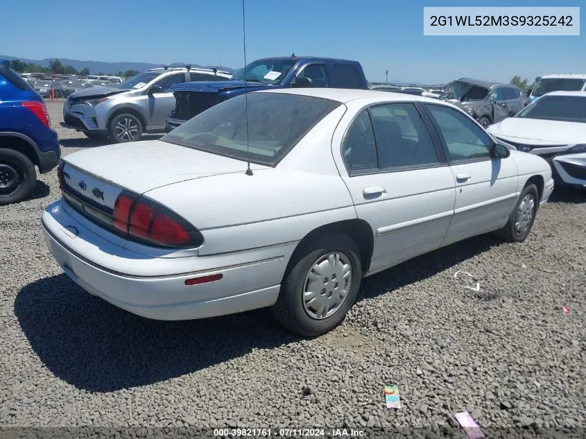 1995 Chevrolet Lumina VIN: 2G1WL52M3S9325242 Lot: 39821761