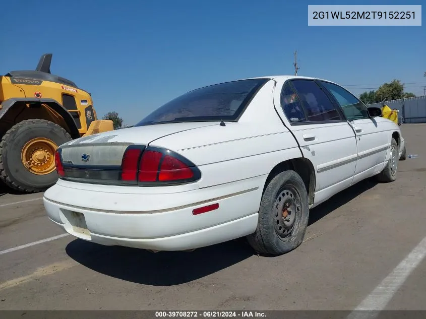 1996 Chevrolet Lumina VIN: 2G1WL52M2T9152251 Lot: 39708272