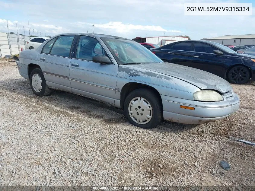 1997 Chevrolet Lumina VIN: 2G1WL52M7V9315334 Lot: 40685202