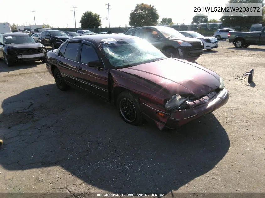 1998 Chevrolet Lumina VIN: 2G1WL52M2W9203672 Lot: 40291489