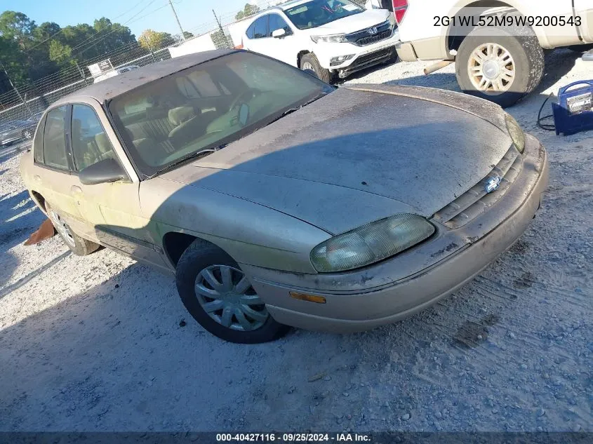 1998 Chevrolet Lumina VIN: 2G1WL52M9W9200543 Lot: 40427116