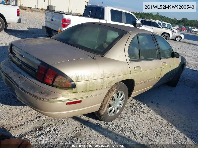 1998 Chevrolet Lumina VIN: 2G1WL52M9W9200543 Lot: 40427116