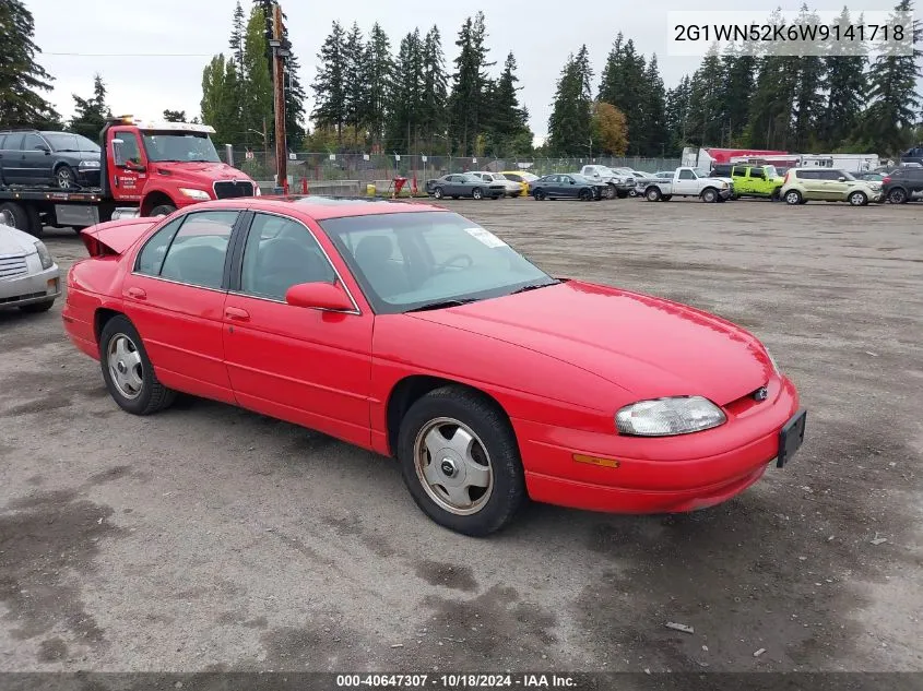 1998 Chevrolet Lumina Ltz VIN: 2G1WN52K6W9141718 Lot: 40647307