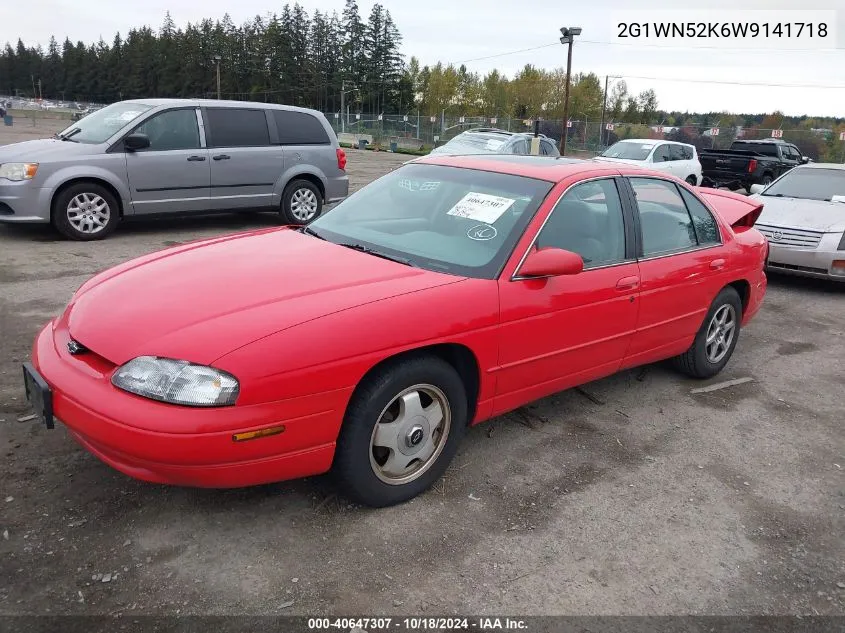 1998 Chevrolet Lumina Ltz VIN: 2G1WN52K6W9141718 Lot: 40647307