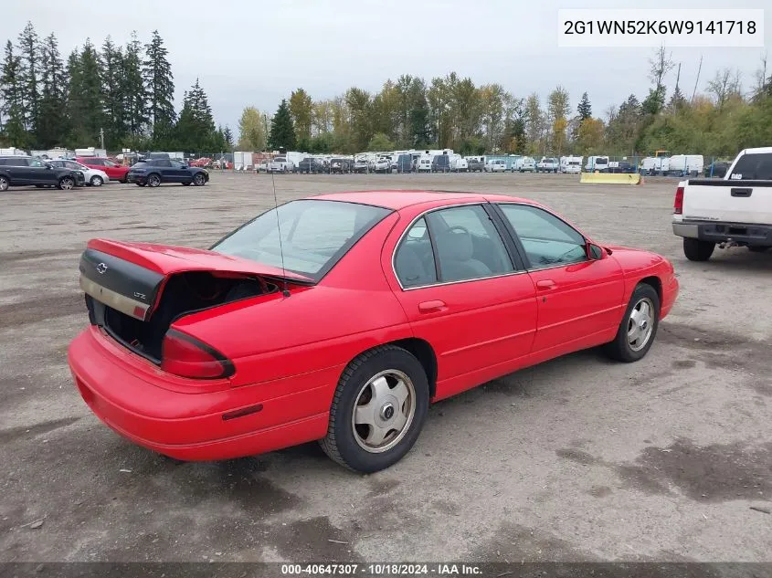 1998 Chevrolet Lumina Ltz VIN: 2G1WN52K6W9141718 Lot: 40647307