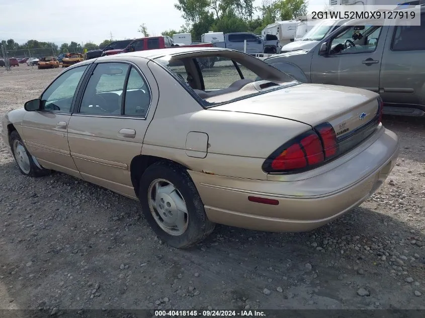 1999 Chevrolet Lumina VIN: 2G1WL52M0X9127919 Lot: 40418145