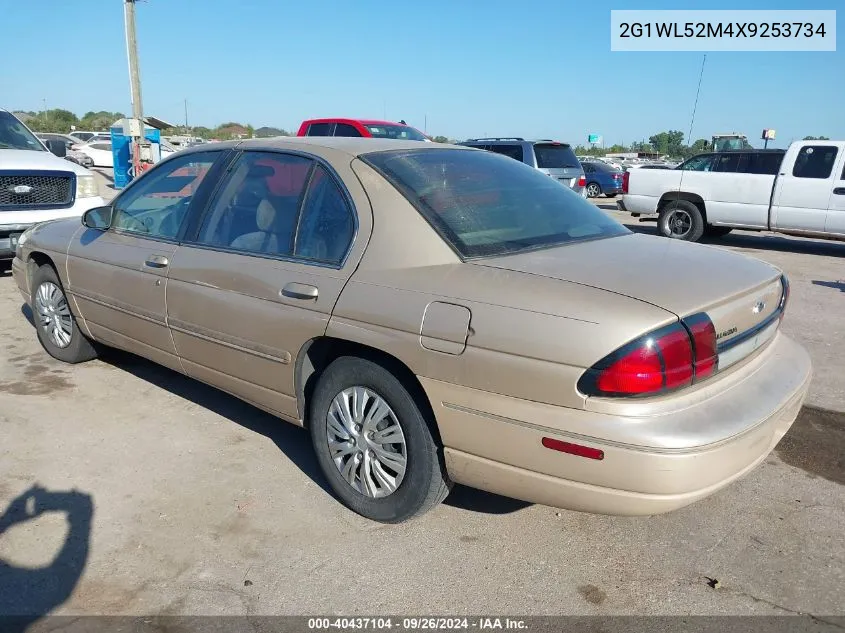 1999 Chevrolet Lumina VIN: 2G1WL52M4X9253734 Lot: 40437104