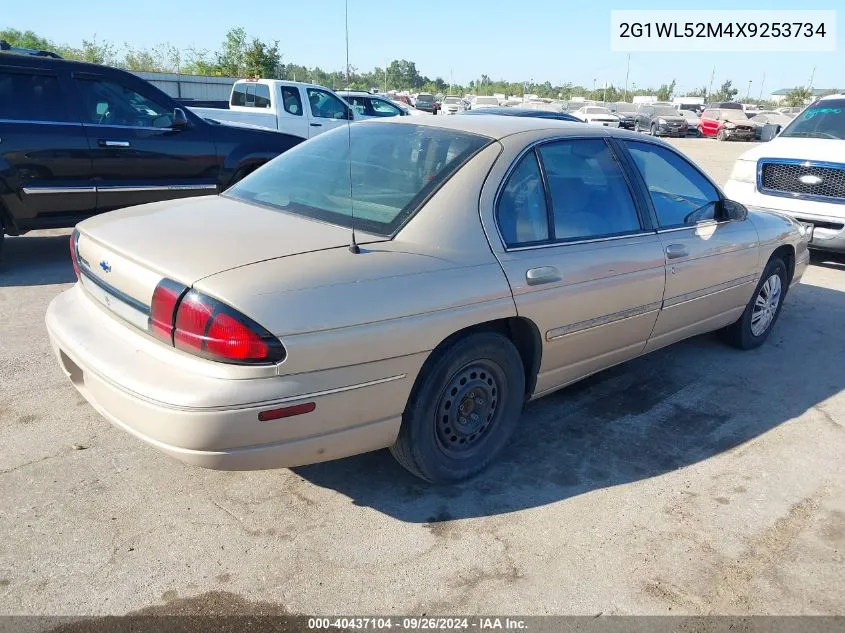 1999 Chevrolet Lumina VIN: 2G1WL52M4X9253734 Lot: 40437104