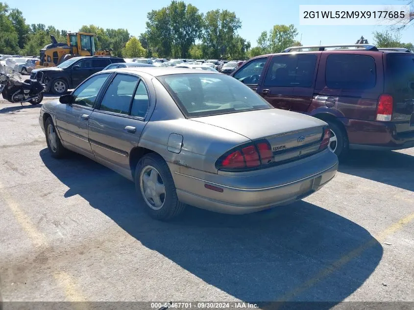 1999 Chevrolet Lumina VIN: 2G1WL52M9X9177685 Lot: 40467701