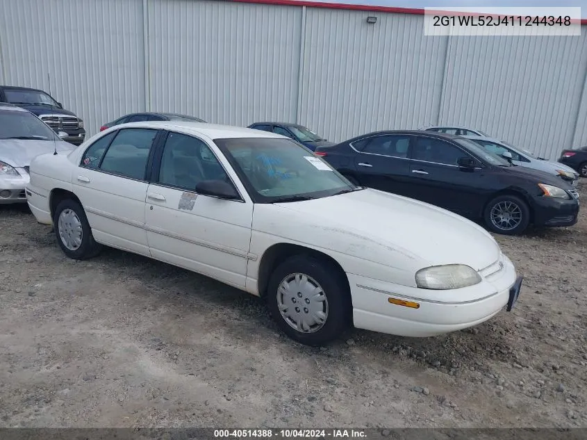 2001 Chevrolet Lumina VIN: 2G1WL52J411244348 Lot: 40514388