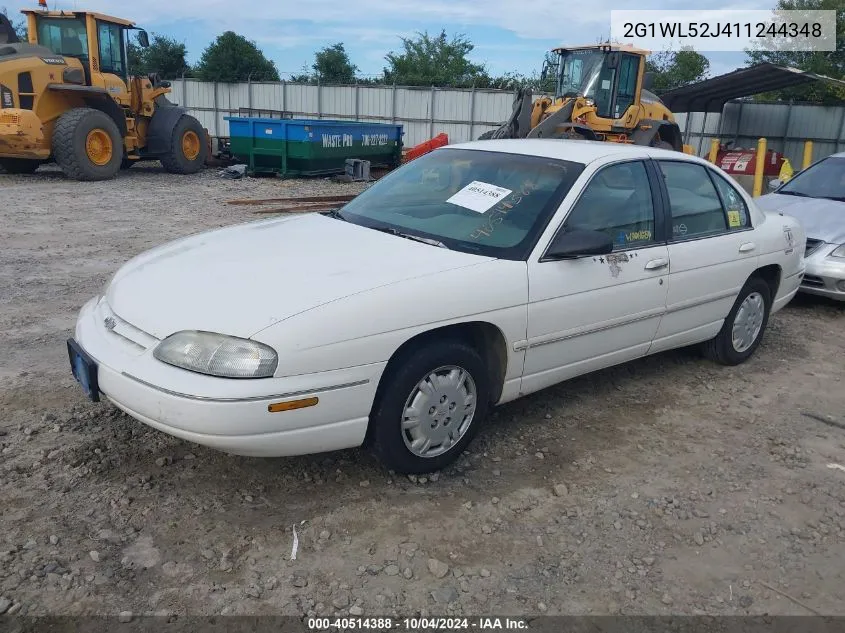 2001 Chevrolet Lumina VIN: 2G1WL52J411244348 Lot: 40514388