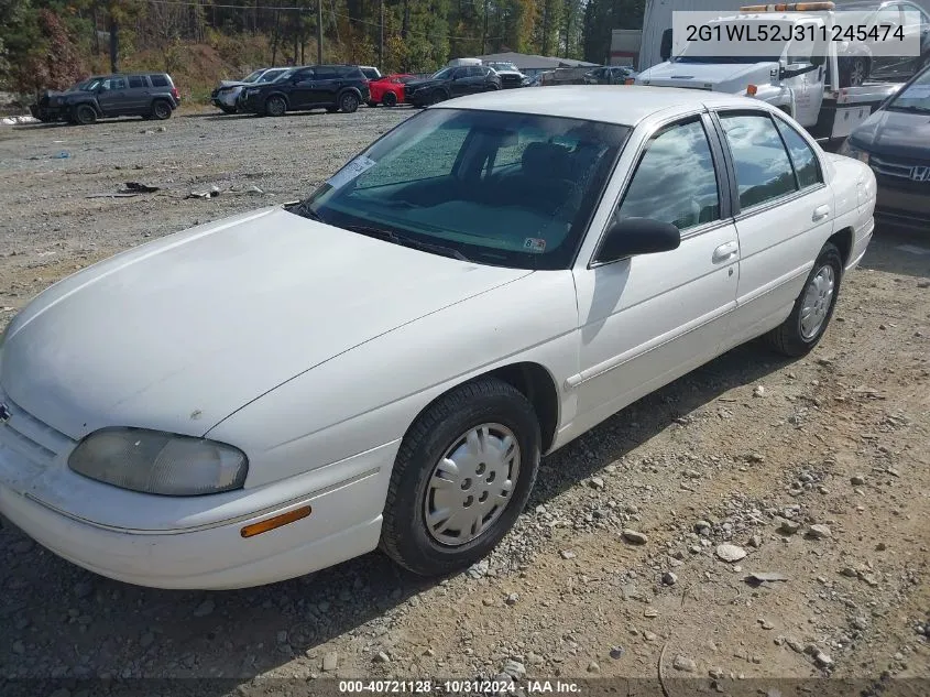 2001 Chevrolet Lumina VIN: 2G1WL52J311245474 Lot: 40721128