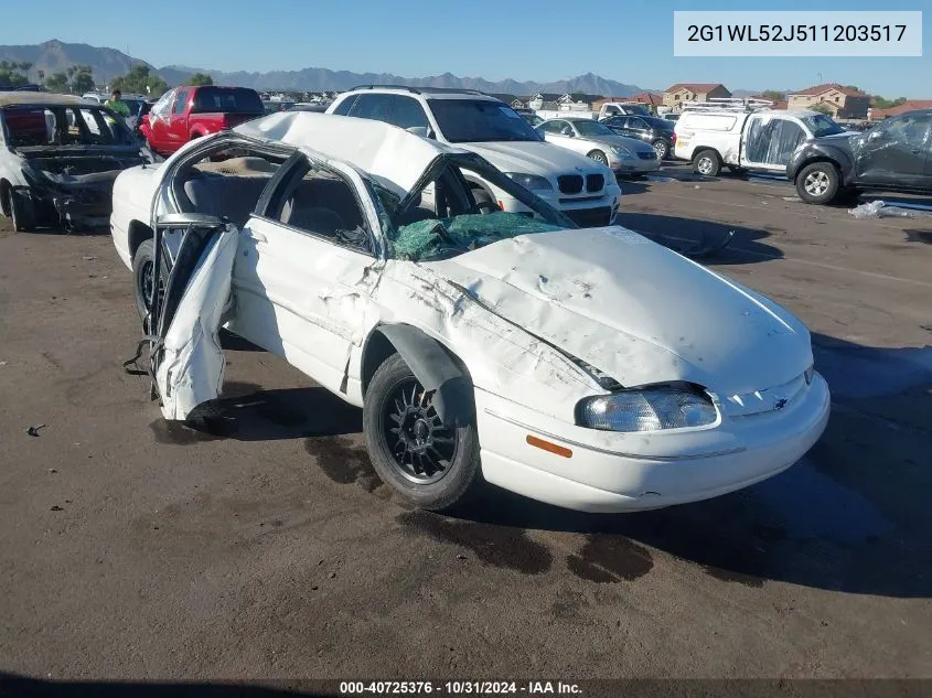 2001 Chevrolet Lumina VIN: 2G1WL52J511203517 Lot: 40725376