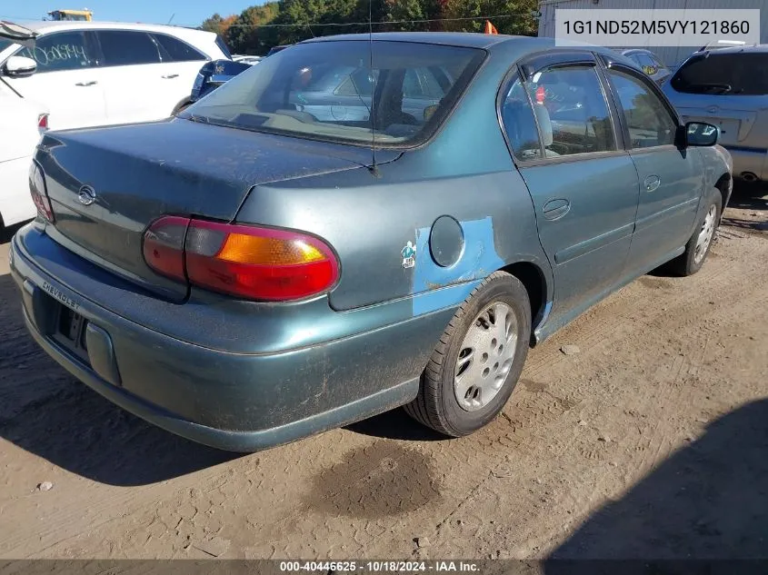 1997 Chevrolet Malibu VIN: 1G1ND52M5VY121860 Lot: 40446625