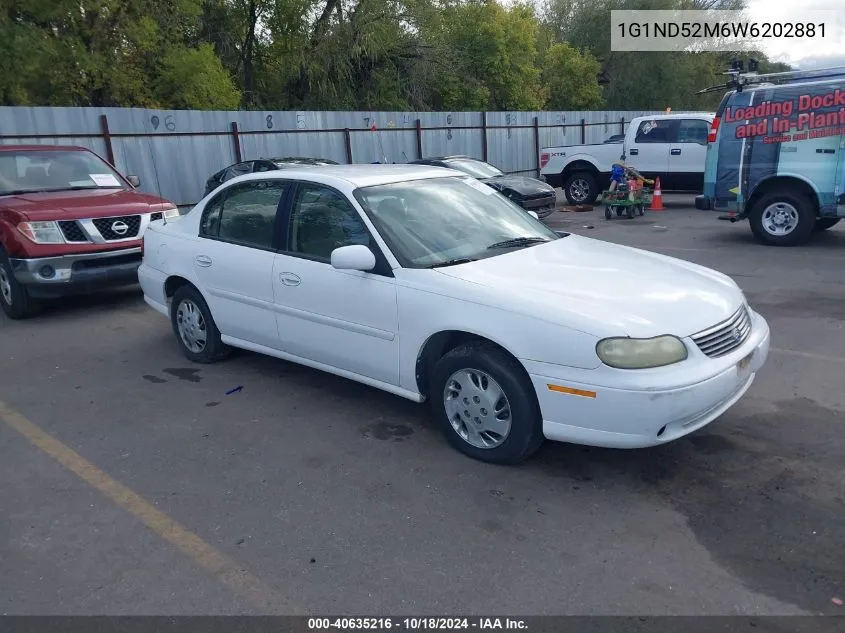 1998 Chevrolet Malibu VIN: 1G1ND52M6W6202881 Lot: 40635216