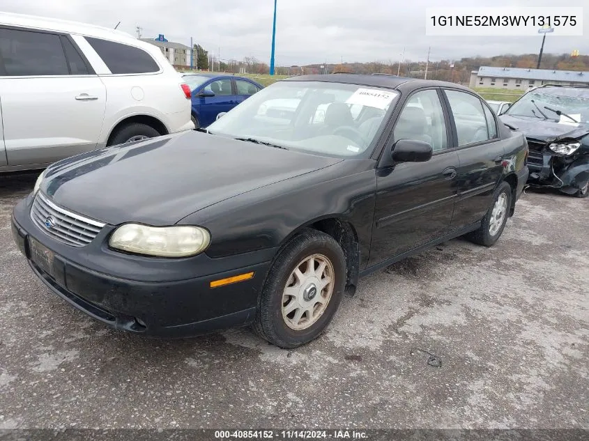 1998 Chevrolet Malibu Ls VIN: 1G1NE52M3WY131575 Lot: 40854152