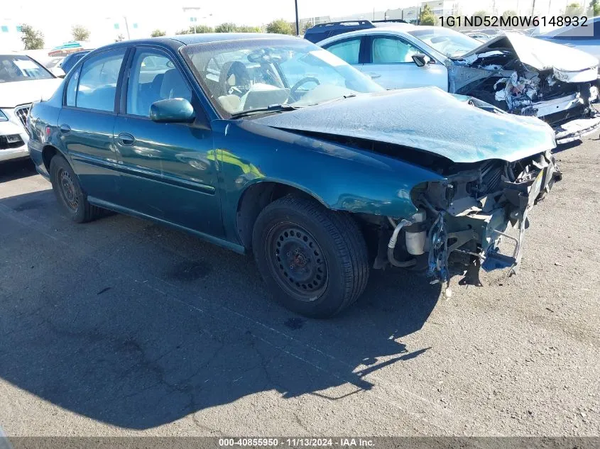 1998 Chevrolet Malibu VIN: 1G1ND52M0W6148932 Lot: 40855950