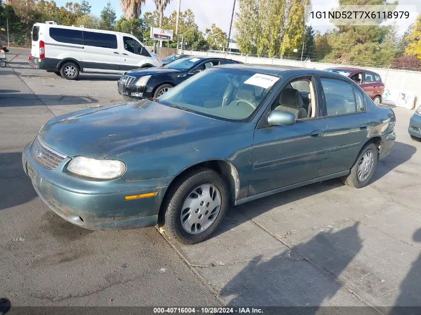 1999 Chevrolet Malibu VIN: 1G1ND52T7X6118979 Lot: 40716004